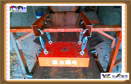 懸掛式永磁除鐵器，山西懸掛式永磁除鐵器定制_內(nèi)部磁塊安裝方法_山西懸掛式永磁除鐵器定制供應(yīng)型號(hào)價(jià)格
