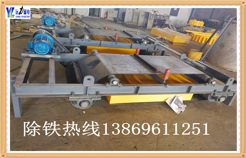 電磁自卸除鐵器，遼寧電磁自卸式除鐵器技術參數工作視頻_國家標準_遼寧電磁自卸式除鐵器技術參數訂做配電箱型號